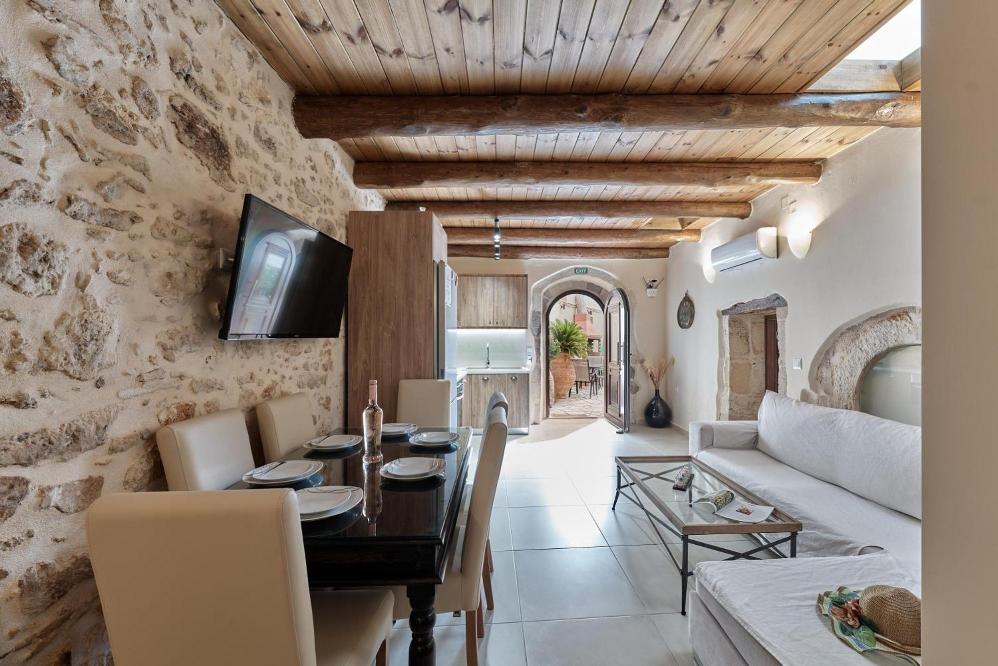 Stone Villa With Swimming Pool-Bbq! Melidhonion  Exterior photo